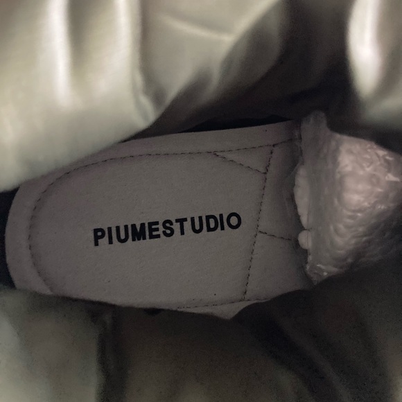 New Piumestudio Luna Military Pillow Puffy Slip On Booties Size EUR37, US6.5 - Picture 12 of 16